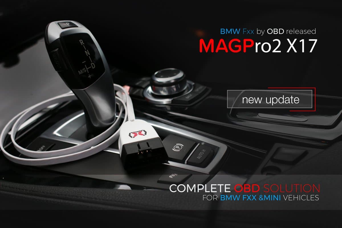 MAGPro2 x17 aggiornato - BMW Fxx via OBD è già disponibile