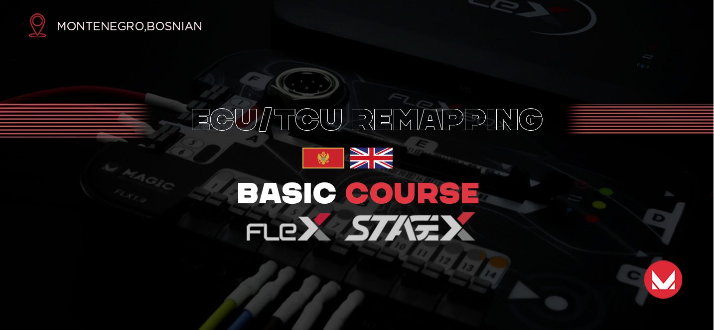 ECUs and TCUs StageX basic remapping course – Montenegro